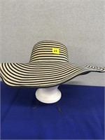 Striped Ladies Sun Hat