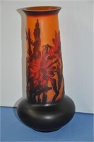 Galle-Style art deco vase