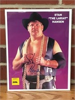 Stan "The Lariat" Hansen Signed 8x10