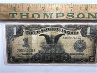 1899 $1 black eagle silver certificate
