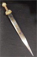 Wood and Gold Toned Handled Sword