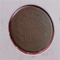 1865 2 Cent Piece