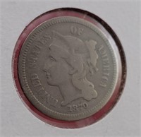 1870 - 3 Cent Piece