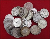 40 - 90% Silver Washington Quarters