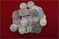 40 - 90% Silver Washington Quarters