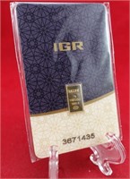 1 gram Gold - IGR Card