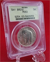 1936-S Bay Bridge PCGS Graded MS-63