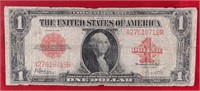 1923 $1 Red Scallop Speelman / White