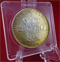 1944 2.5 Gulden Curacao