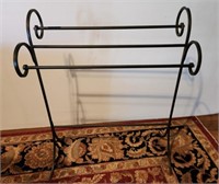 WROUGHT IRON QUILT RACK