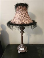 PAIR OF LEOPARD THEMED LAMPS