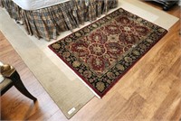 2 PC AREA RUG, ORIENTAL IS 63X36