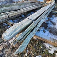 Lot of 10 Cedar Fence Rails