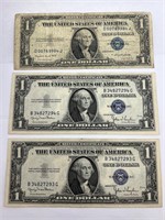 3 silver certificates atheist notes