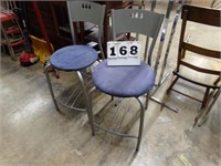 2- Metal Chair's