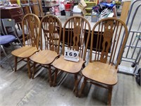 4- Wood Chair's
