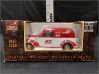 NIB LE 1940 Ford Die Cast Collector Bank