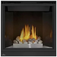 Pair Napoleon Black Fireplace Safety Barrier