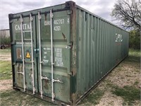 40’ standard height shipping container.