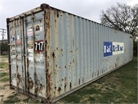 40’ hi cube shipping container