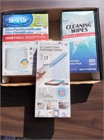Alcohol Cleaning Wipes, Humidifier Filter &