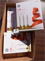 (2) 3 pack Window Candles &