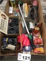 FLAGS, SPRAYERS, TAPE, GASKETS, MISC ITEMS