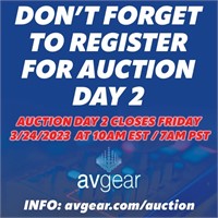Register for Auction Day 2!