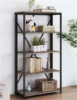 Bookshelf,5-Tier Black