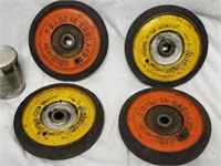 Vintage roues en fonte made in england