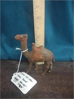 Small cast iron camel Bank can't open