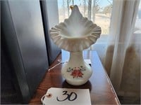 Fenton, Jack-in-the-Pulpit, Signed Ruffle Vase