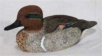 Painted wood duck - 11 x 5