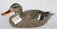 Mallard Hen life size carved & painted