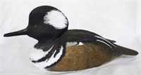Painted & carved wood duck, McDowell's 1980