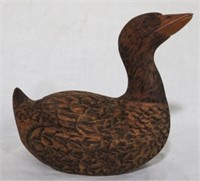 Painted & carved wood duck, McDowell's 2007