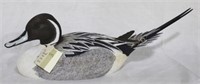 Pintail Drake life size painted wood duck