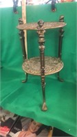 Brass end table