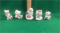 5 Acoma pottery cats