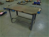 Small Metal Base Work Table