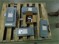 Lot of Square D Power Cut Off Boxes