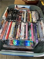 Tub with 50 DVD's