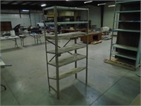 Section of Metal Shelving
