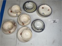 Various Demitasse Vintage Cups & Saucers