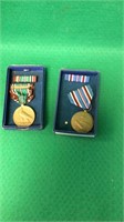 Two military medals