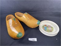 Vintage Campbell Soup & Wooden Shoes