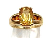 14K Gold and Tourmaline Ring