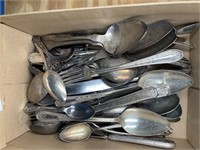 Misc Collection of Old Silverplate Flatware