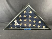 Funeral Flag In Shadow Box