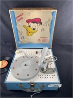 Vintage Donald Duck Electric Phonogram Model 21